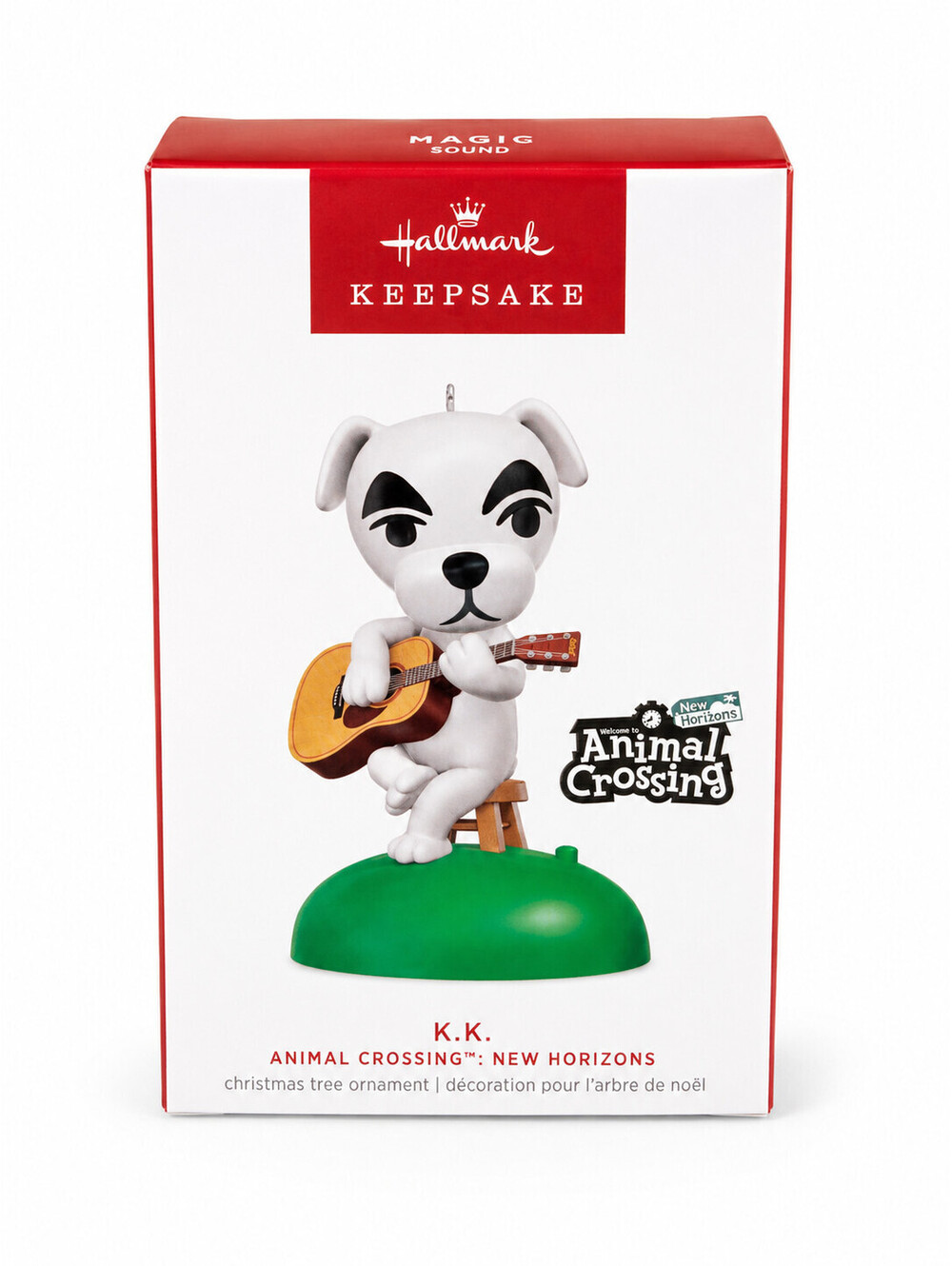 Hallmark Keepsake Animal Crossing K.K. Slider Nintendo Ornament Open Box
